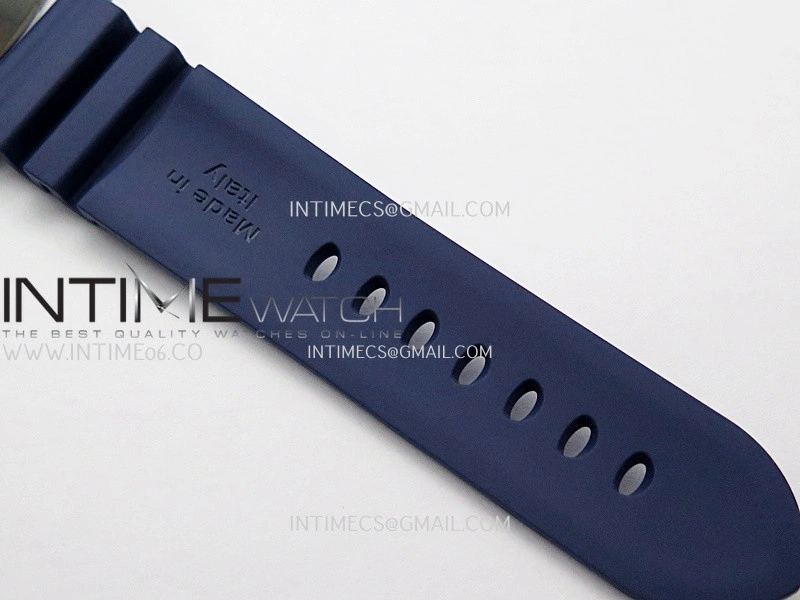 PAM1676 44mm Submersible VSF 1:1 Best Edition Blue Dial On Blue Rubber Strap P.900 Super Clone